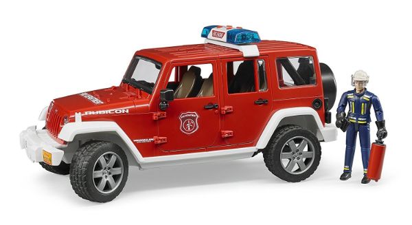 Image de Jeep Wrangler Unlimited Rubicon voiture des pompiers et pompier 1:16