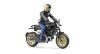Image de Scrambler Ducati Cafe Racer et motocycliste 1:16