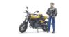 Image de Scrambler Ducati Full Throttle avec motocycliste