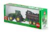 Image de John Deere avec remorque forestière 1:50 Siku