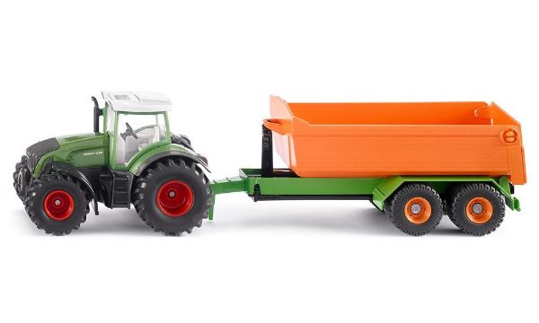 Image de Fendt avec benne Joskin sur crémaillère déposable