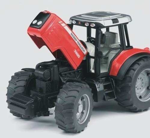 Massey Ferguson 7480 Avec Chargeur Frontal Et Remorque A Bois