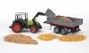 Image de Claas Nectis 267 F avec chargeur frontal et remorque basculante 1:16