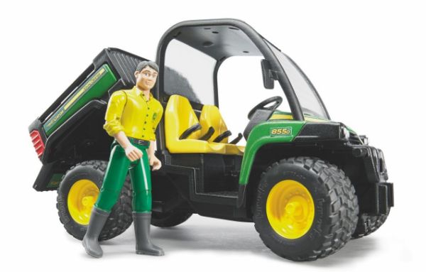 Image de John Deere Gator 855D avec conducteur 1:16