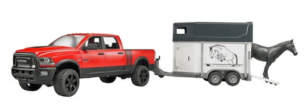 Image de RAM 2500 Power wagon avec remorque à chevaux 1:16