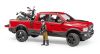 Image de RAM 2500 Power Wagon, Scrambler Ducati Desert Sled et figurine 1:16