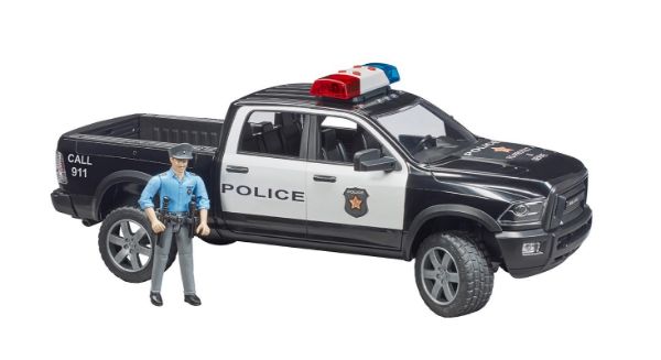 Image de RAM 2500 Camion de police avec policier Bruder