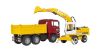 Image de MAN TGA camion de chantier et pelleteuse Liebherr 1:16