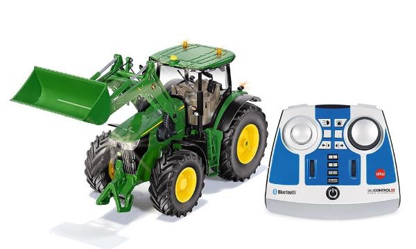 Image de John Deere 7310R avec chargeur et télécommande Bleutooth 1:32