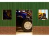 Image de Hangar en bois pour 3 tracteurs 1:16