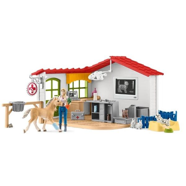 Image de Cabinet Vétérinaire Avec Animaux Schleich