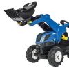 Image de rollyFarmtrac New Holland + chargeur + pneus pneumatiques