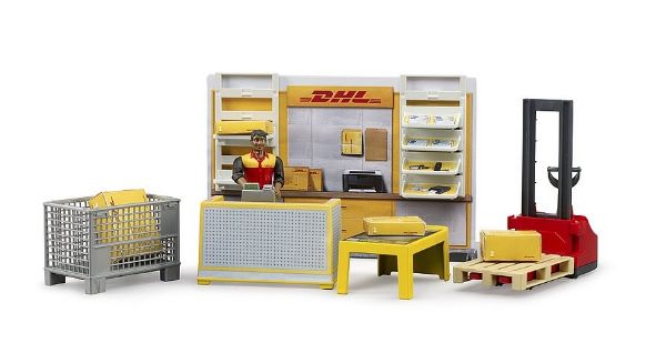 Image de DHL Shop avec transpalette manuel