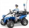 Image de Quad police avec policier et accessoires 1:16