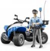 Image de Quad police avec policier et accessoires 1:16