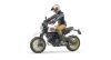 Image de Scrambler Ducati Desert Sled et figurine 1:16 Bruder
