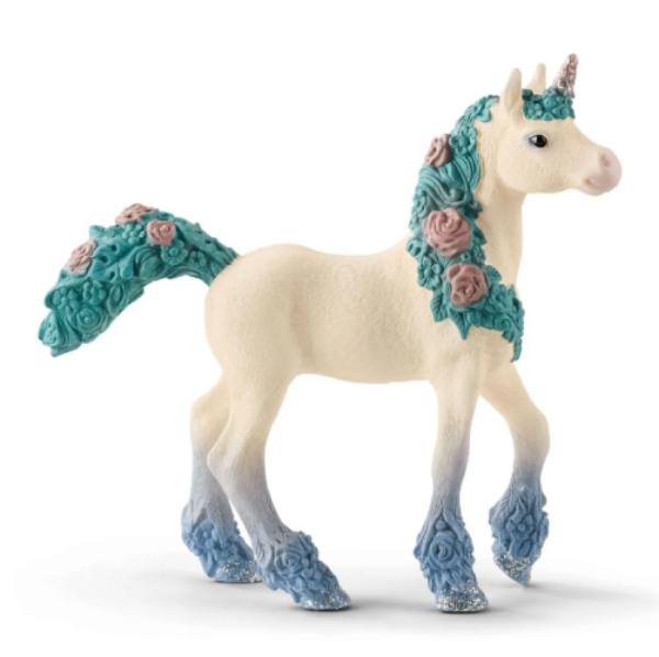 Image de Licorne Aux Fleurs, Poulain Schleich