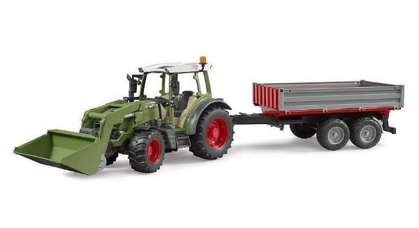 Image de Fendt Vario 211 avec chargeur et remorque basculante