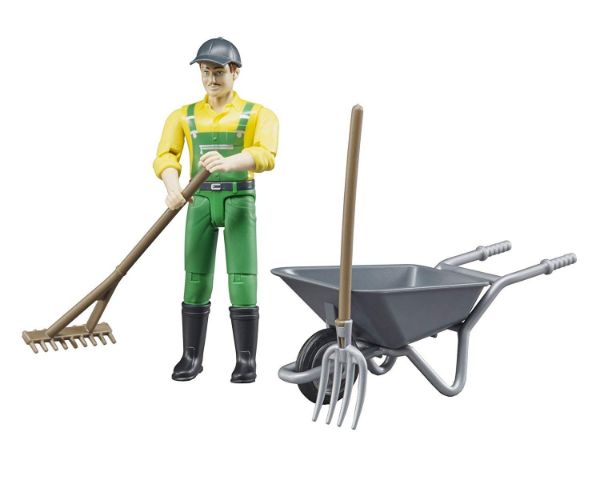 Image de Agriculteur avec accessoiries 1:16