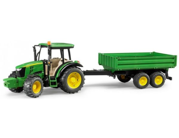 Image de John Deere 5115M avec remorque 1:16 Bruder