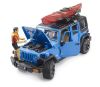 Image de Jeep Wrangler Rubicon Unlimited avec kayak et kayakiste