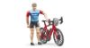 Image de Vélo de route avec cycliste 1:16