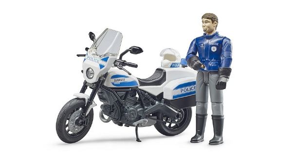 Image de Scrambler Ducati moto de police 1:16