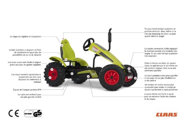 Image de Go-kart BERG Claas XXL BFR