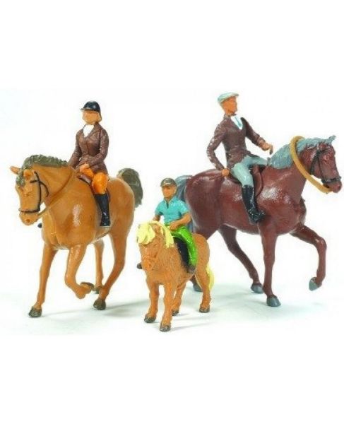 Image de Pack 3 chevaux  et figurines 1:32 BRITAINS