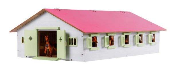 Image de Écurie avec 9 boxes et stockage KIDS GLOBE 610188 1 :32