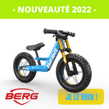 Nouveautes 2022 : Berg Biky Cross Bleu disponible sur Jouet Toys