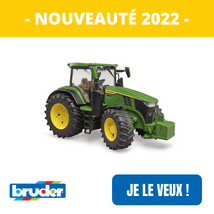 bruder 03150 - tracteur John Deere 7R - nouveaute bruder 2022