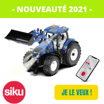 Nouveaute 2021 : Siku 6797- tracteur téléguidé New Holland t 7315