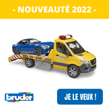 Nouveautés Bruder 2022 - 02675 - dépanneuse MB sprinter- disponible sur Jouet Toys