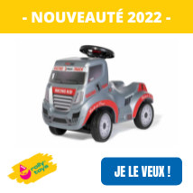 nouveaute rolly toys 2022 - camion de course ferbedo 171194 disponible sur jouettoys