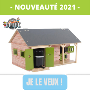 Nouveauté Kids Globle 2021Ecurie 2 boxes brune disponible sur Jouet Toys