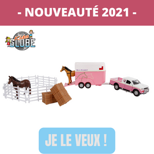Nouveuate Kids Globe Land Rover et van pour cheval disponible sur Jouet Toys