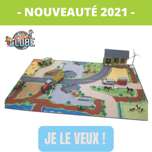 Nouveauté Kids Globle 2021 Tapis XXL agriculteur disponible sur Jouet Toys