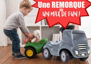 Remorque Rolly Toys pour Camion argenté